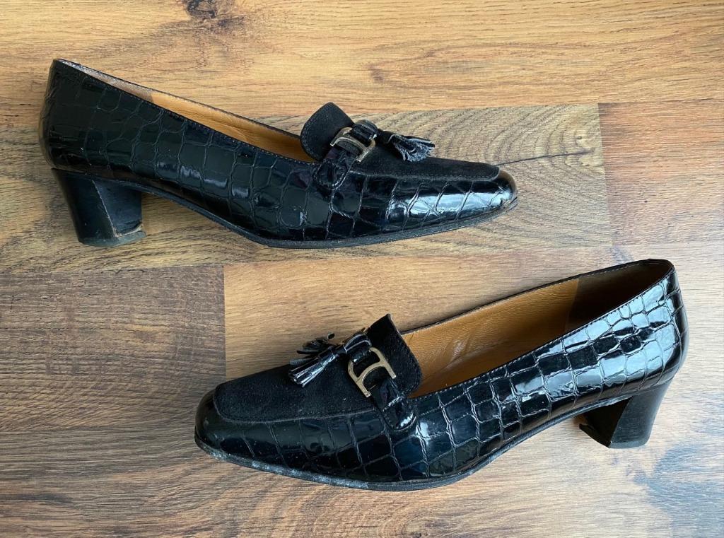 Zwarte lederen pumps Sultana maat 39, Vêtements | Femmes, Sultana, Escarpins, Porté, Noir