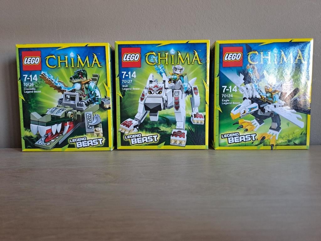 Lego Chima 70124 70126 70127 nieuw, Enlèvement, Neuf, Lego