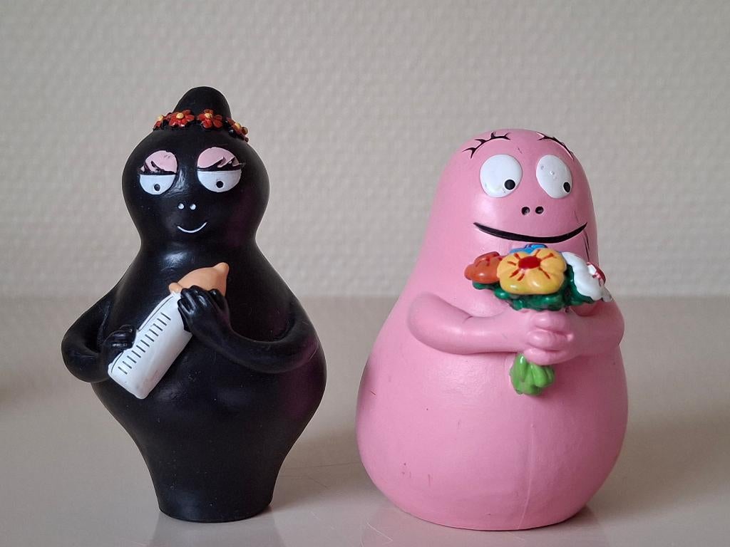 2 Barbapapa - Plastoy PVC  figurines 2003, Verzamelen, Ophalen of Verzenden, Zo goed als nieuw