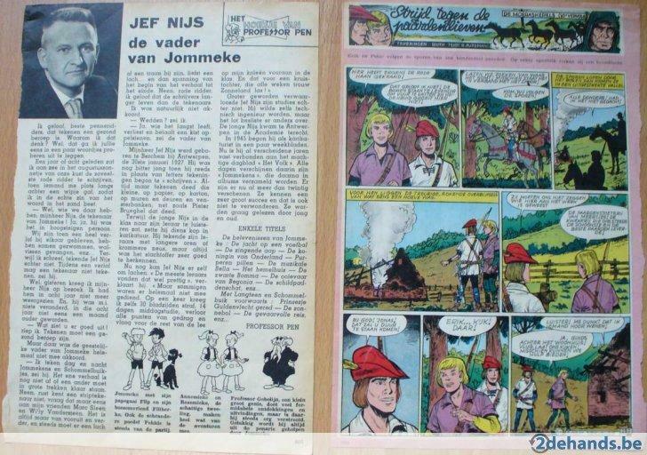 jommeke 2x zonneland jef nys artikel+buth averbode, Boeken, Stripverhalen, Ophalen of Verzenden, Gelezen, Jef Nys en Buth