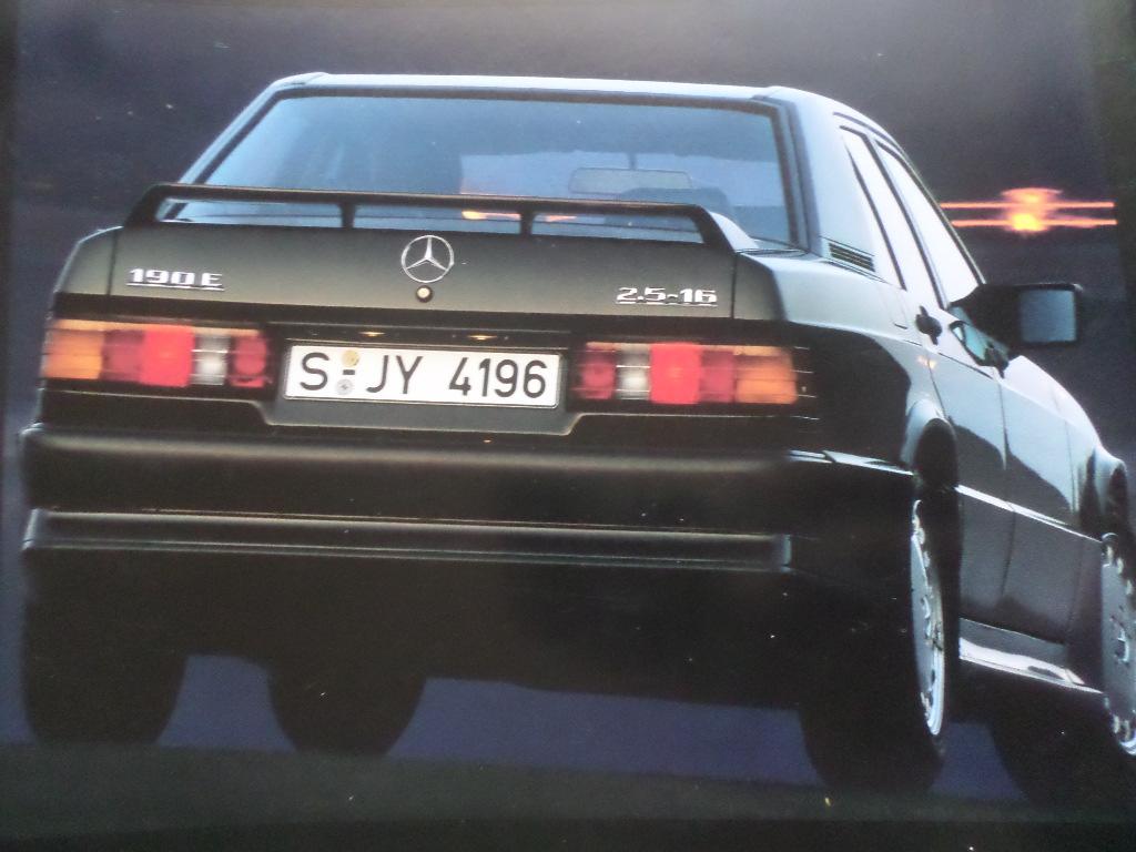 Brochure de la Mercedes 190E 2.5 16v 0888, Enlèvement ou Envoi, Mercedes
