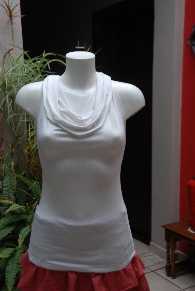 Top T-shirt"Morgan de Toi" blanc sans manches XS comme NEUF!, Sans manches, Enlèvement ou Envoi, Taille 34 (XS) ou plus petite