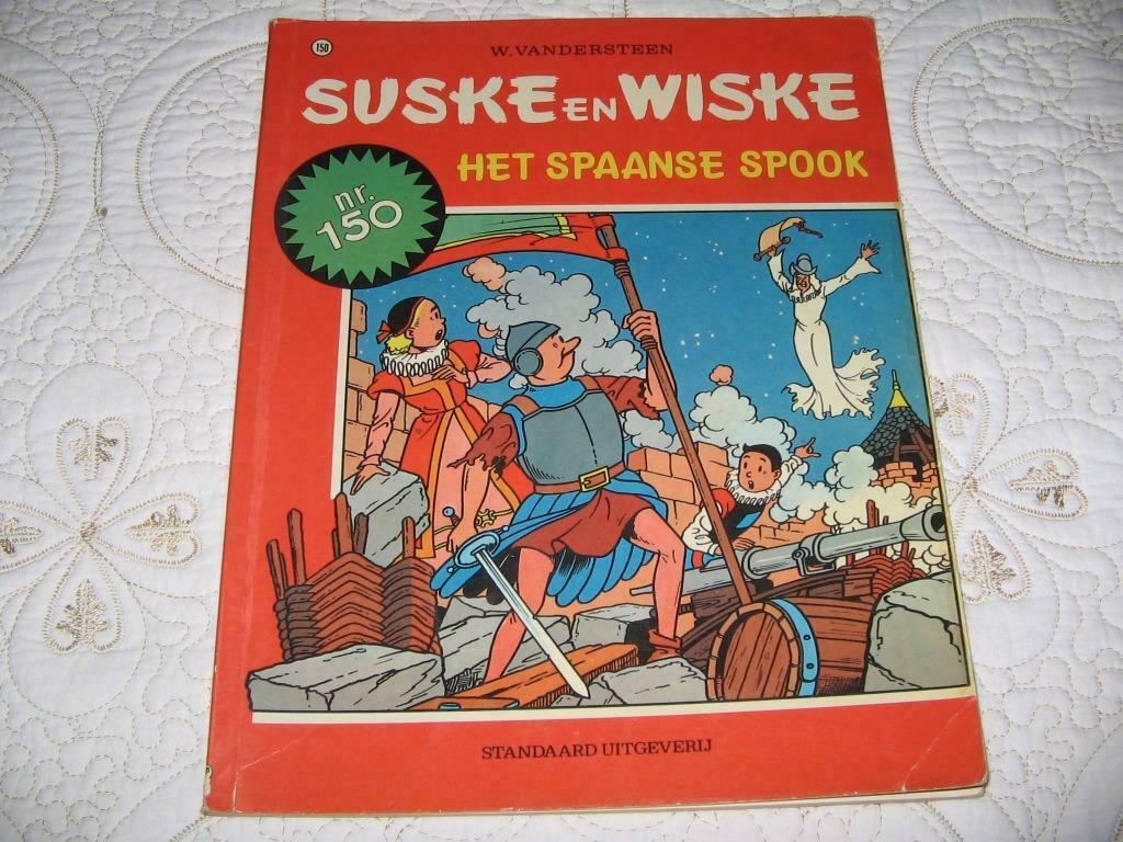 Suske en Wiske nr 150 : Het spaanse spook - 1 DRUK, Une BD, Envoi, Utilisé