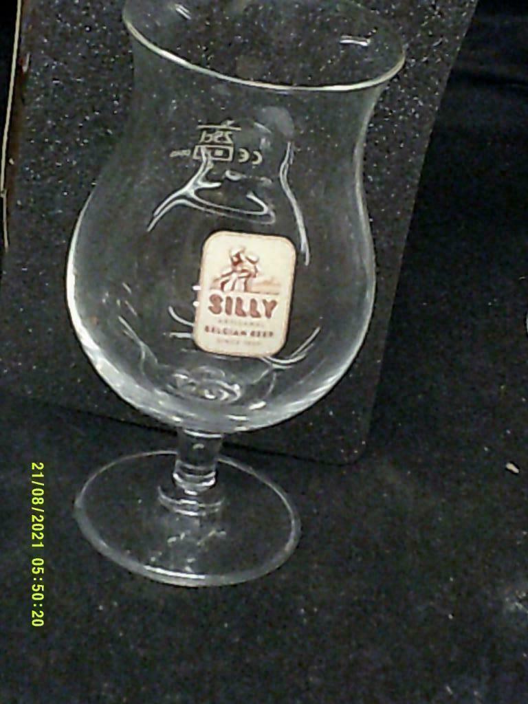 Bierglazen.Moortgat.Silly Pils.Krak Pils.Luxor Pils.Mater, Ophalen of Verzenden, Gebruikt, Glas of Glazen, De Koninck