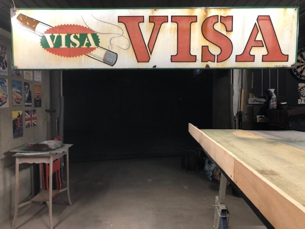 email reclame bord VISA, Ophalen