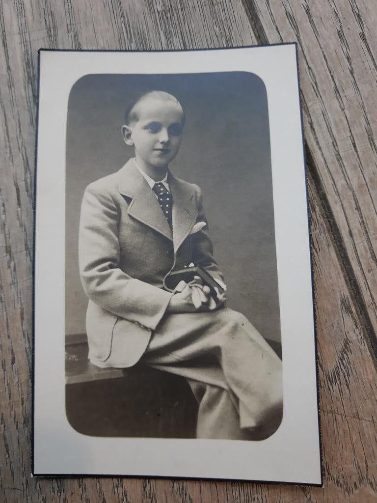 Bp kind, Tourpe F., Elsene 1927-1941, Verzamelen, Bidprentjes en Rouwkaarten, Ophalen of Verzenden