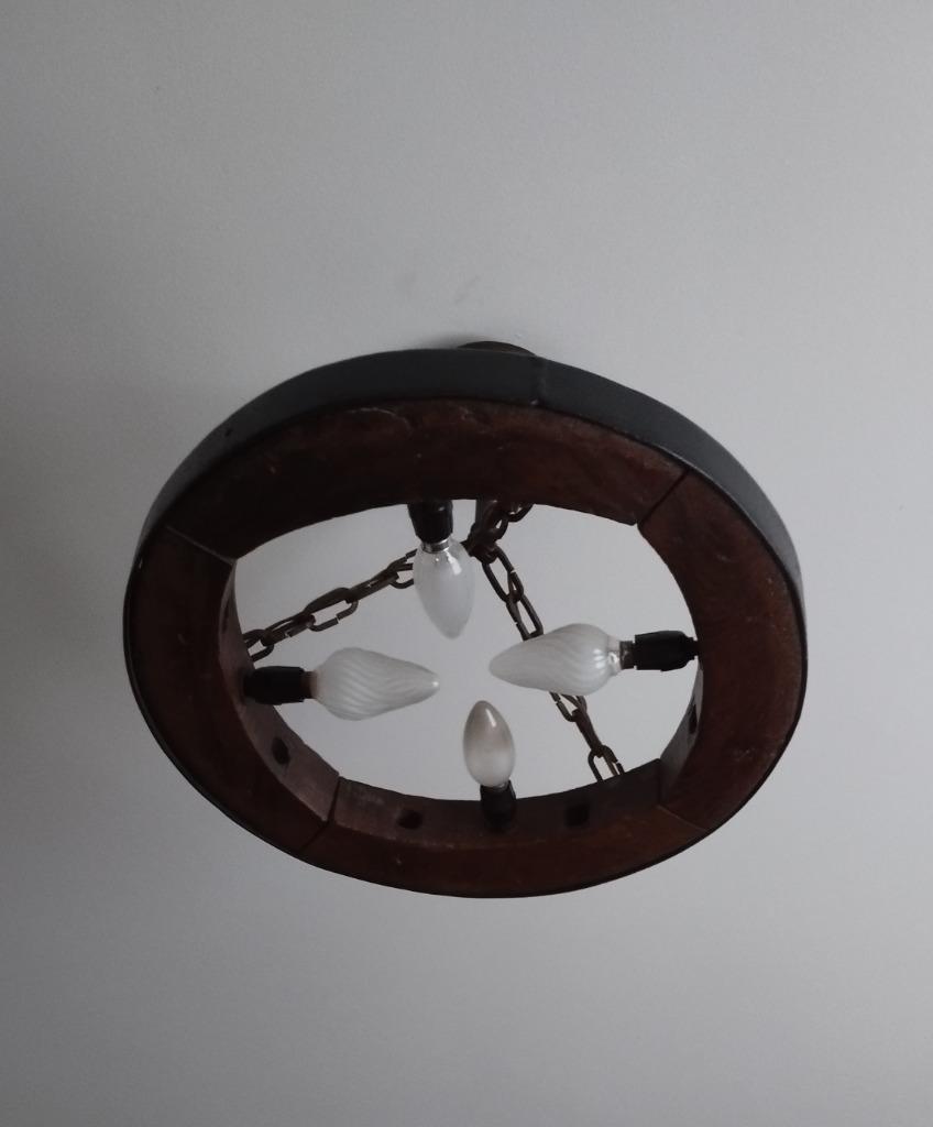 Lustre bois, Enlèvement, Bois