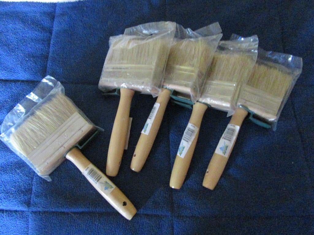 Brosse à encoller Intex 3 x 10 avec support métal NEUVE, Bricolage & Construction, Enlèvement, Neuf, Brosse
