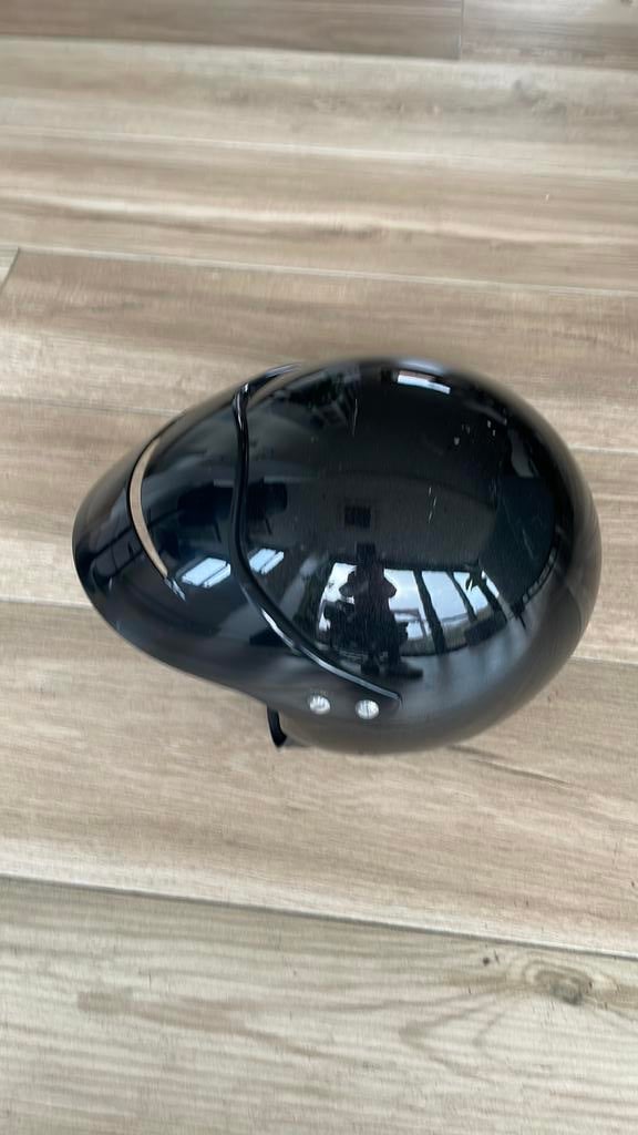 Motorhelm zwart, maat L  59-60, Ophalen, L