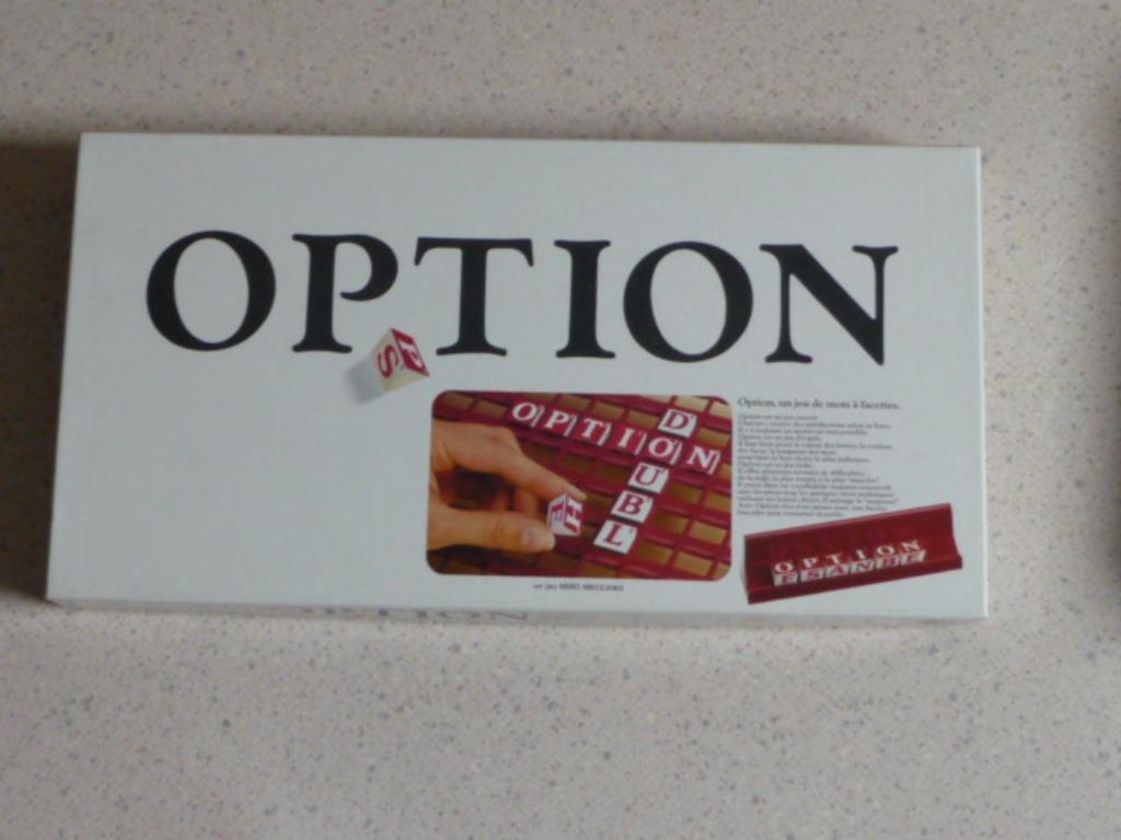 option - jeu de mots, Trois ou quatre joueurs, Enlèvement, Comme neuf, Miro