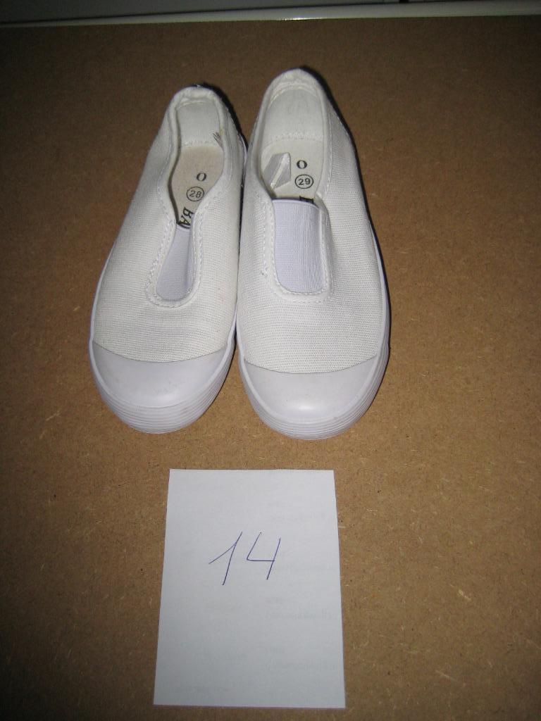 Turnpantoffels maat 29 - Bay West, Sports & Fitness, Gymnastique, Enlèvement ou Envoi, Comme neuf, Blanc, Chaussons de gymnastique