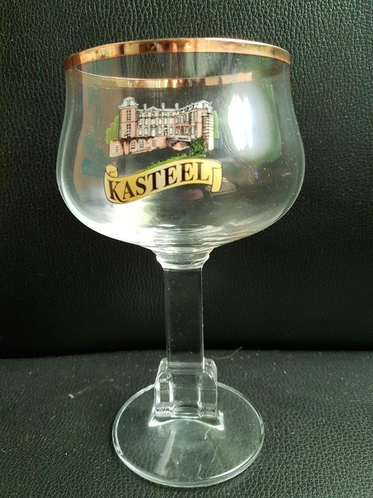 Bierglas Kasteelbier, Verzamelen, Ophalen, Zo goed als nieuw, Bierglas