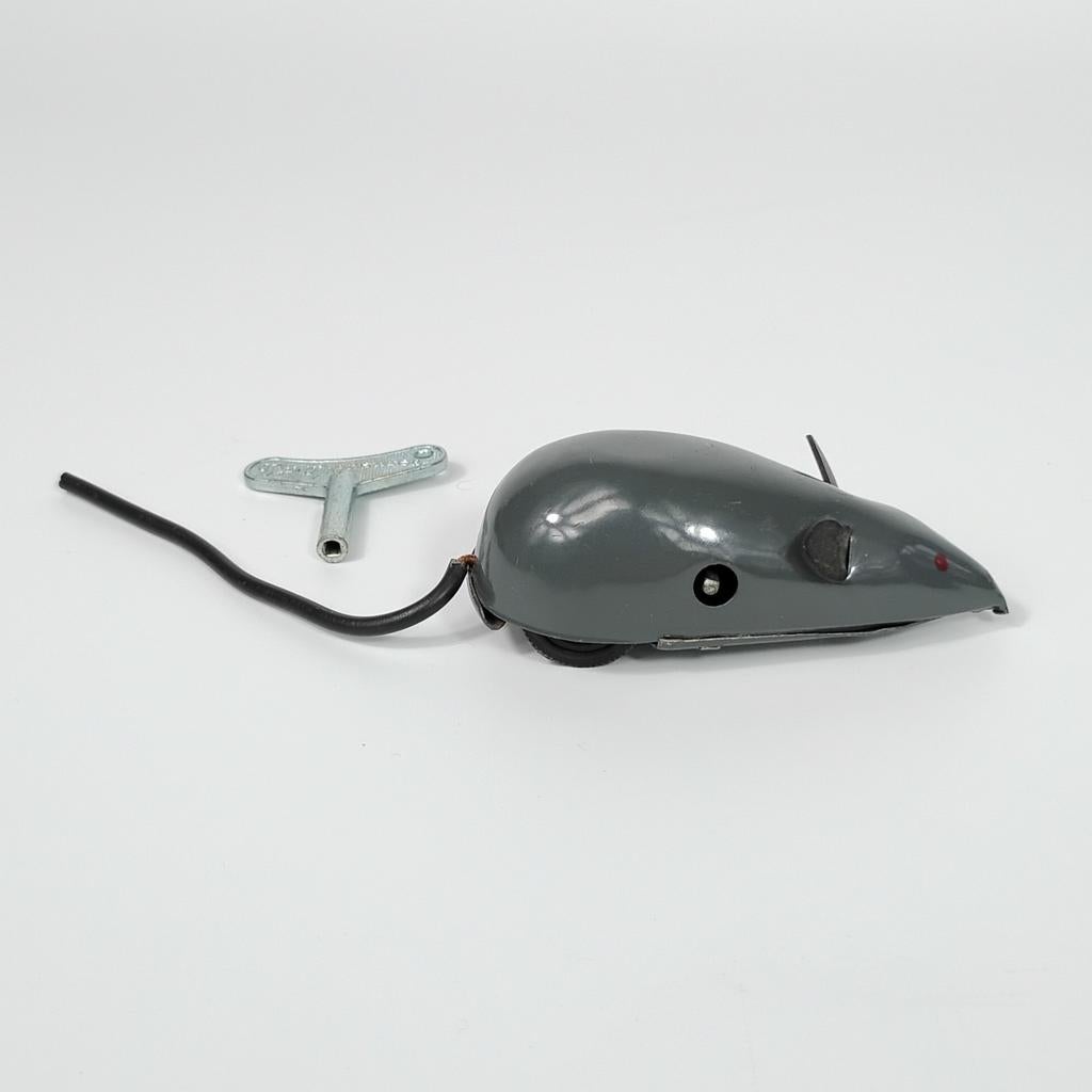 Souris mécanique en tôle, made in Germany 1970, Enlèvement ou Envoi