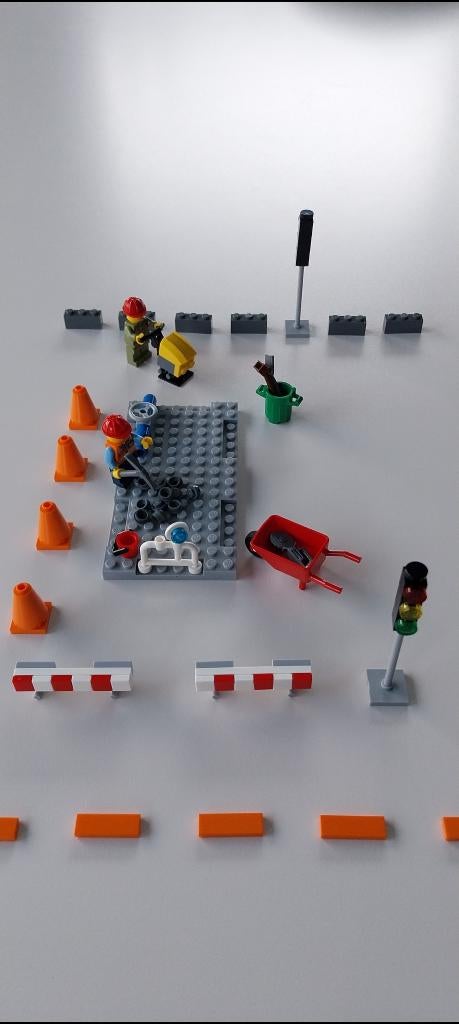 Lego wegenwerken (signalisatie en materiaal) (Nieuw!!!), Kinderen en Baby's, Speelgoed | Duplo en Lego, Nieuw, Lego, Complete set
