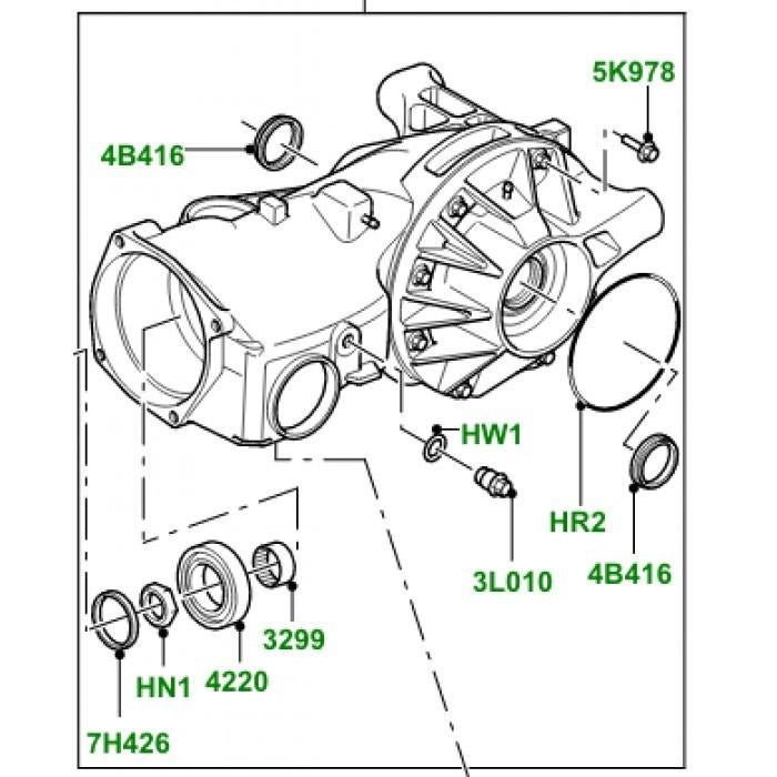 Freelander 2/ Range Evoque achteras / differentieel, Ophalen, Gebruikt, Land Rover
