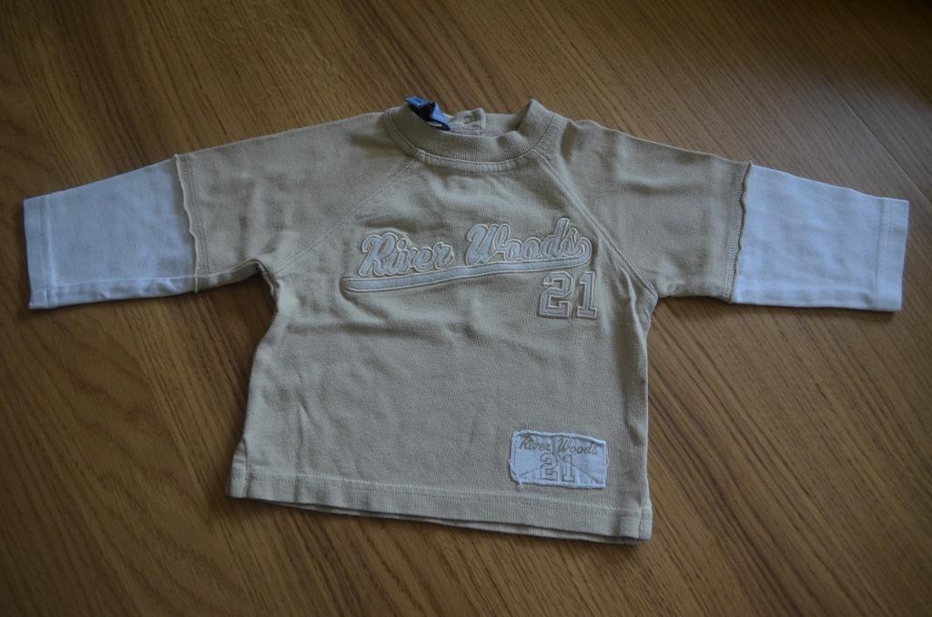 River Woods Baby Company Sweater beige maat 3M, Kinderen en Baby's, Gebruikt, River Woods, Jongetje of Meisje, Ophalen of Verzenden