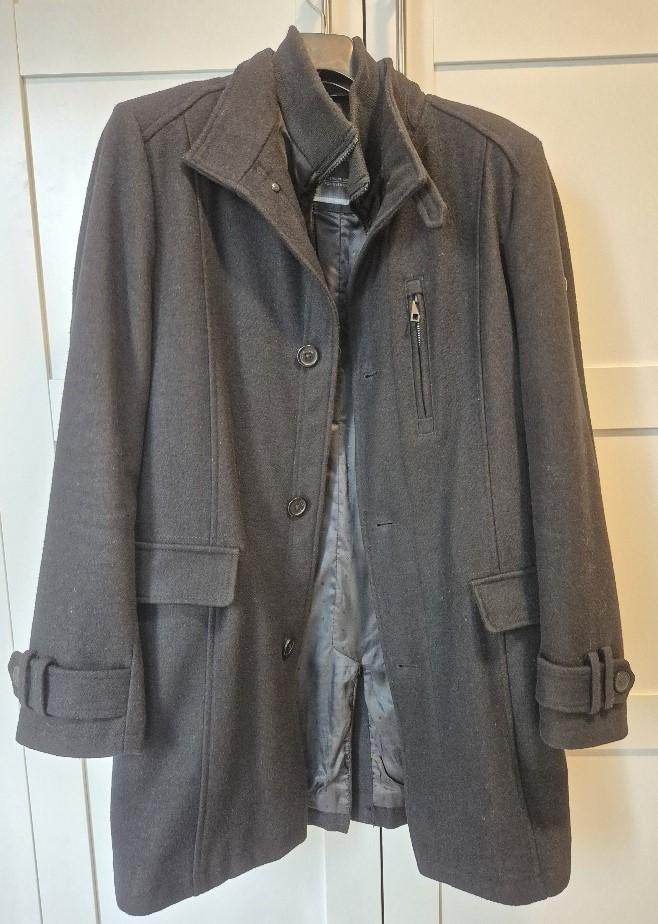 mantel van het merk Angelo Litrico Maat medium Kleur zwart, Kleding | Heren, Jassen | Winter, Ophalen, Maat 48/50 (M), Angelo Litrico