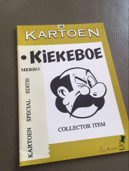 Kartoen 18 kiekeboe, Boeken, Ophalen