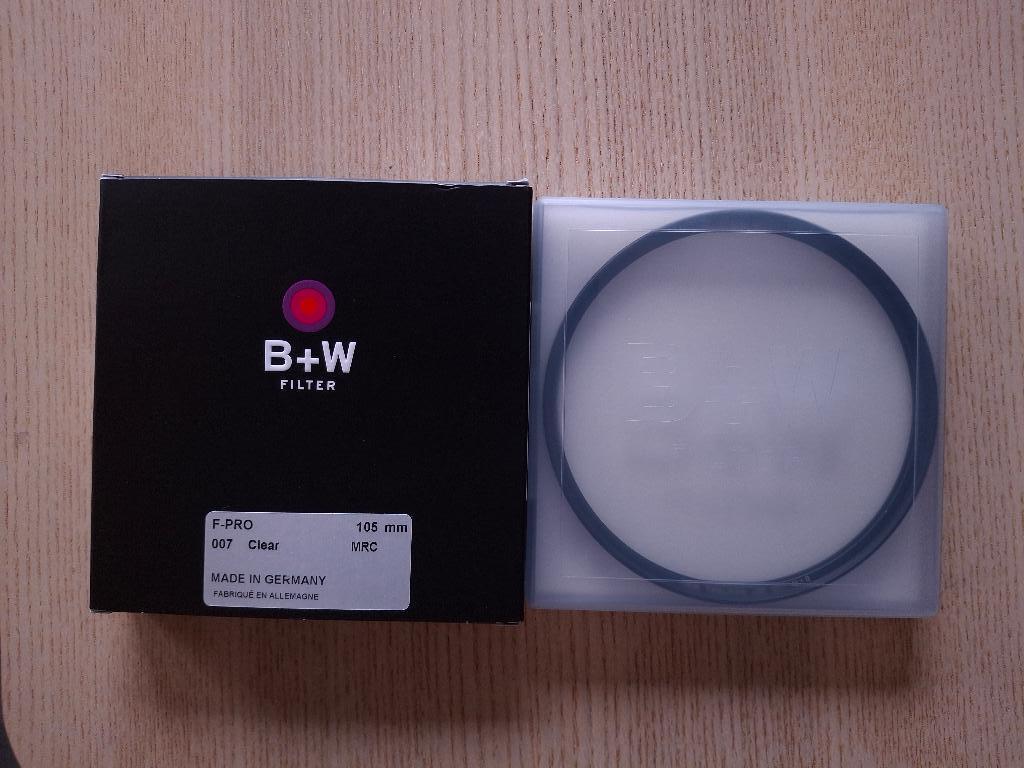 B+W F-Pro 007 Clear filter MRC 105mm, Neuf, Filtre de protection, Enlèvement ou Envoi, B&W