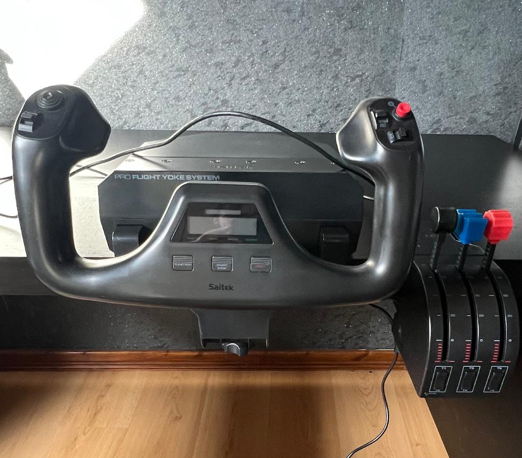 Logitech G saitek pro flight yoke Simulation yoke, Ophalen of Verzenden