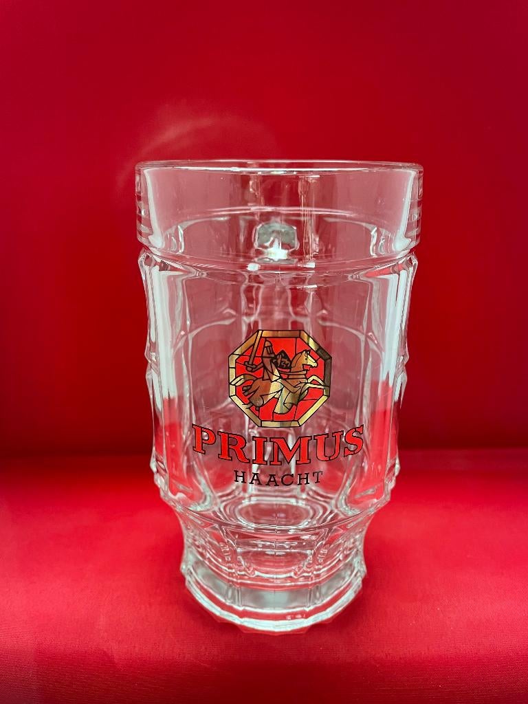 bierpot Primus Haacht 0,5l, Verzamelen, Ophalen of Verzenden, Gebruikt, Bierglas