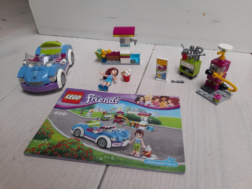 LEGO Friends: sportwagen (41091), Ophalen of Verzenden, Zo goed als nieuw, Complete set, Lego