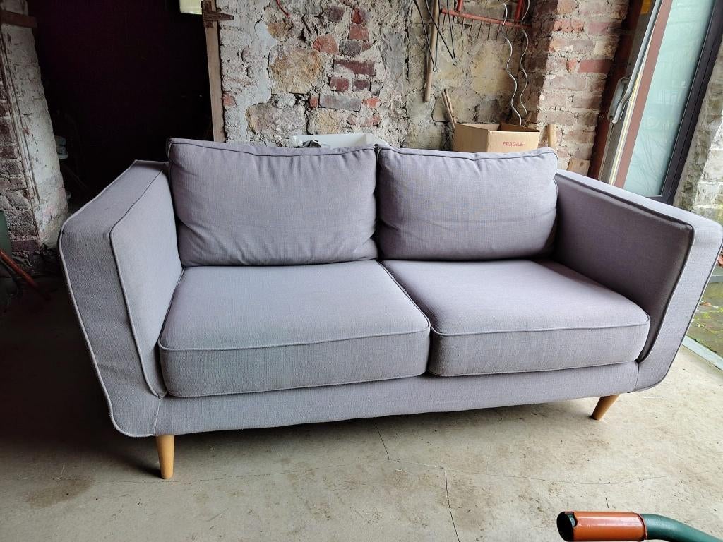 Divan 2-3 places - Maison du Monde "Nils", Huis en Inrichting, Zetels | Zetels, Ophalen, Gebruikt, 150 tot 200 cm, Tweepersoons
