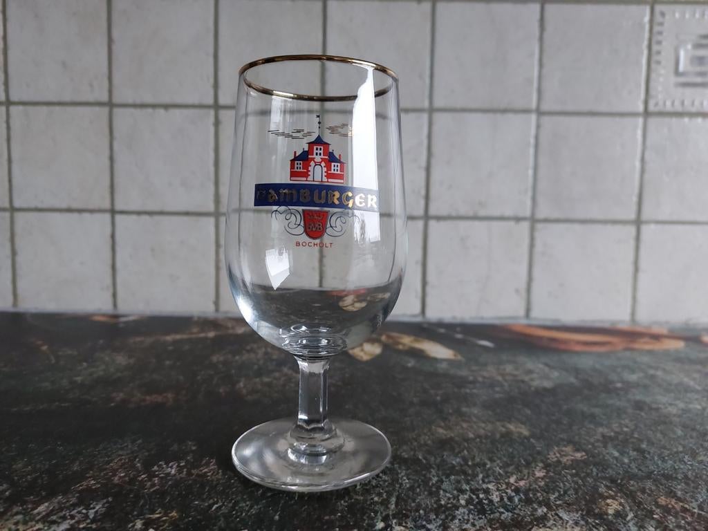 Ancien Verre à Bière Damburger, Collections, Verres & Petits Verres, Enlèvement ou Envoi, Comme neuf, Verre à bière