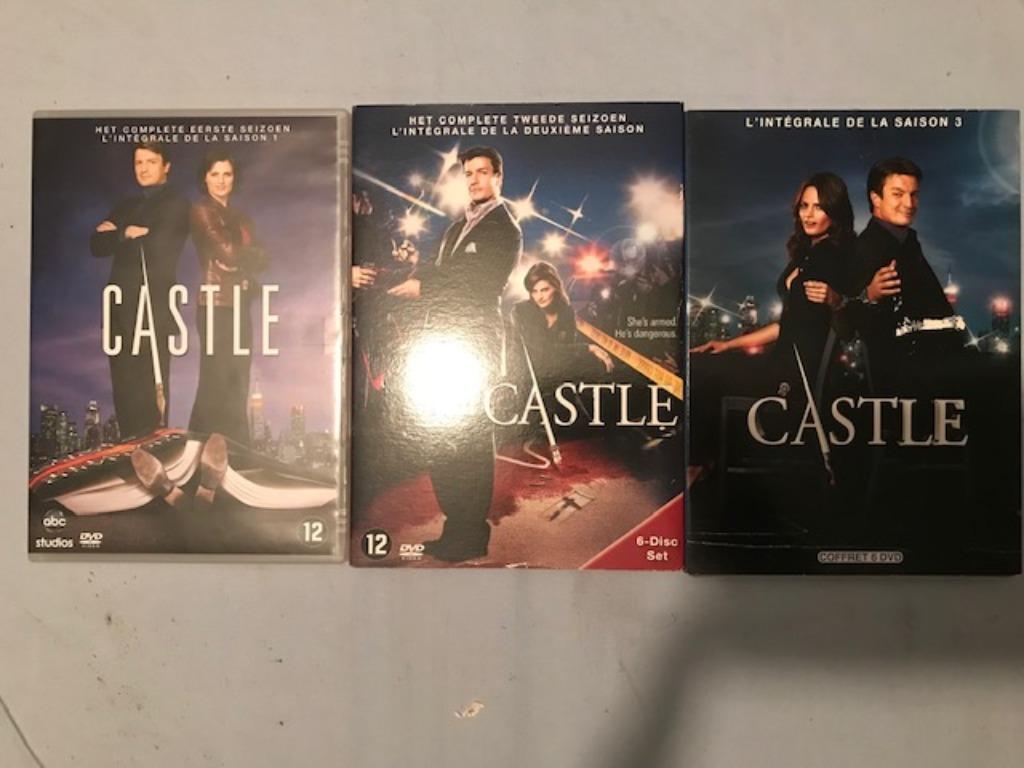 DVD Castle seizoen 1 tot en met 3, Boxset, Ophalen of Verzenden, Zo goed als nieuw, Vanaf 12 jaar