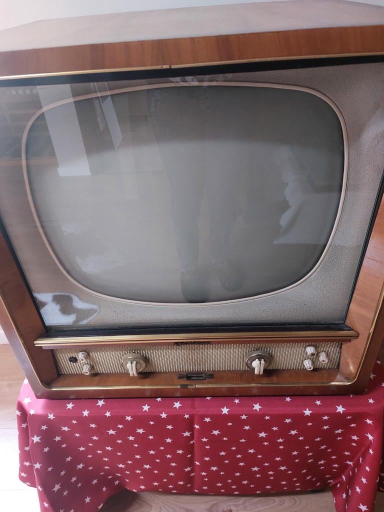 Oude tv Radiobell jaren 50, Antiquités & Art, Enlèvement