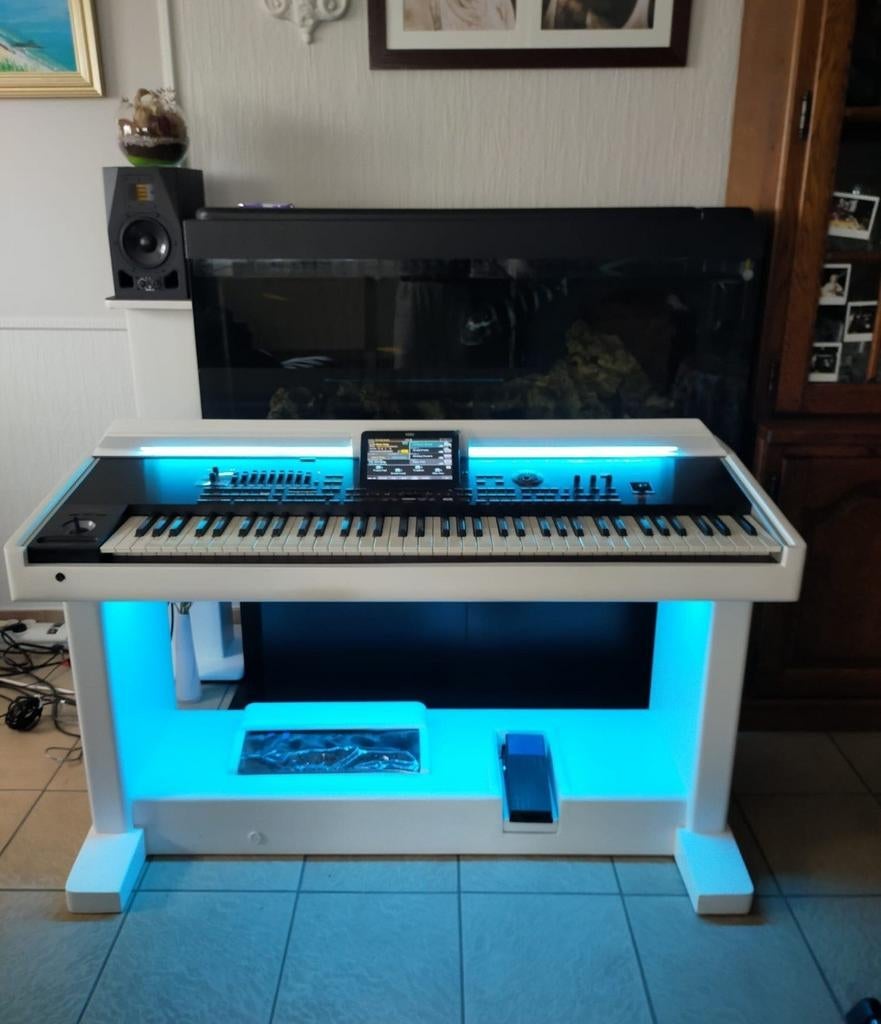 Uniek klaviermeubel voor de Korg PA4X, Musique & Instruments, Claviers, Enlèvement, Comme neuf, Korg