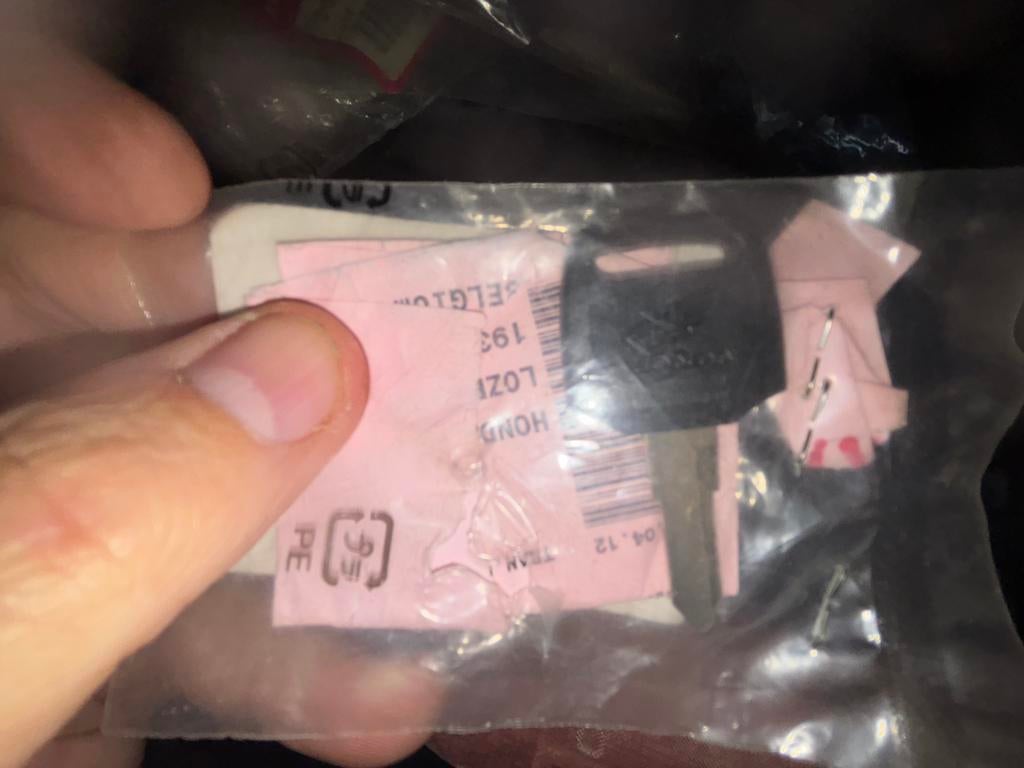 Contactsleutel origineel Honda jaren 90-, Ophalen of Verzenden, Nieuw