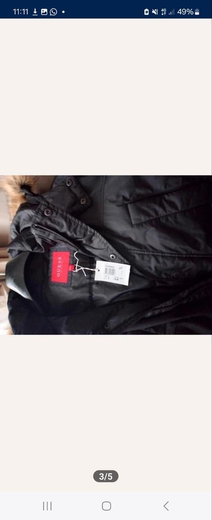 Veste marque guess acheté à 179€, Vêtements | Hommes, Enlèvement, Neuf, Noir