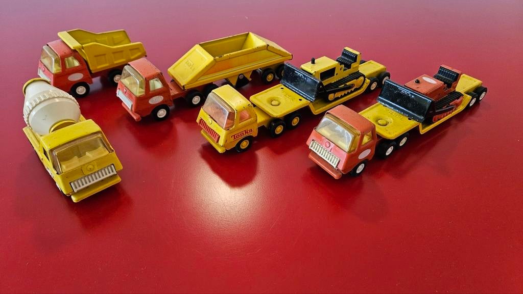 Set Tonka - werf voertuigen, Hobby en Vrije tijd, Ophalen of Verzenden, Gebruikt