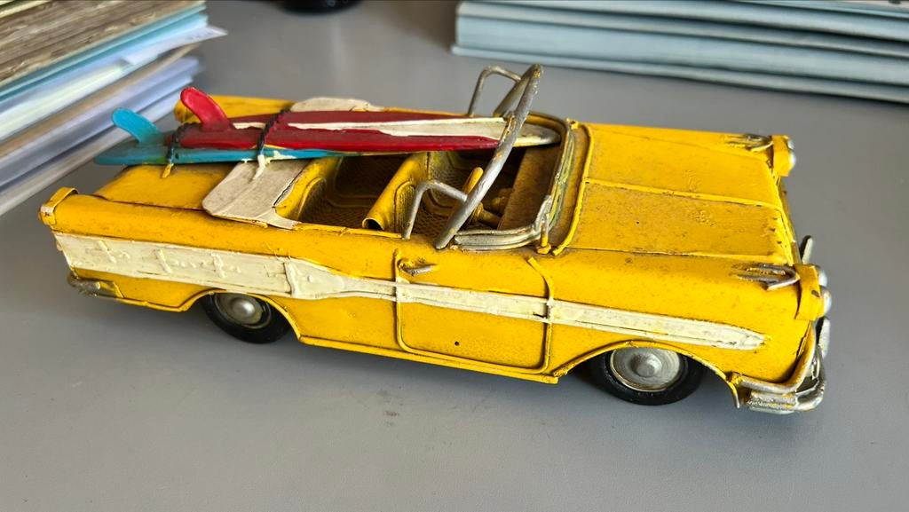 Modèle de voiture cabriolet en métal — Chevrolet Impala 58, Enlèvement, Comme neuf, Voiture