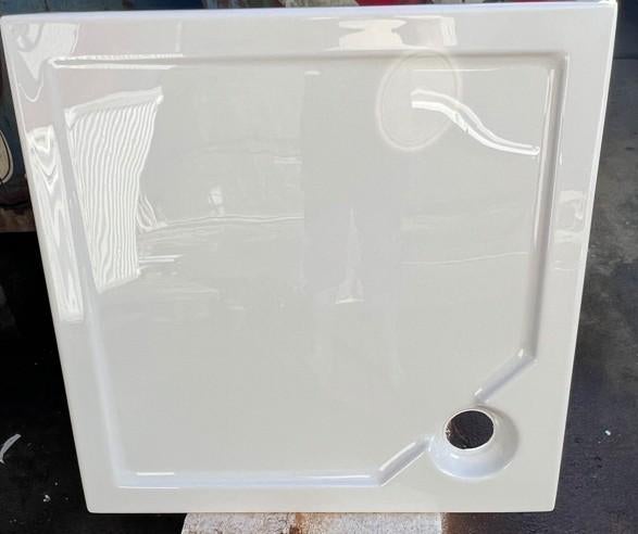 hoek douchebak 90x90x15 acryl wit, Ophalen, Zo goed als nieuw, Douche