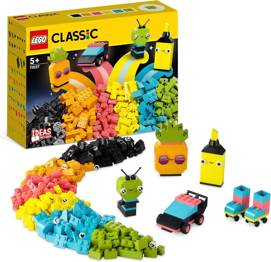 LEGO Classic 11027 Creatief spelen met neon (nieuw en sealed, Ophalen of Verzenden, Nieuw, Complete set, Lego