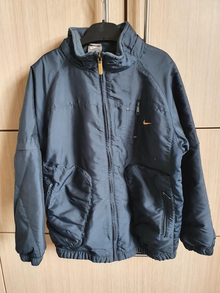 blauwe jas Nike - maat 140, Ophalen, Jongen of Meisje, Zo goed als nieuw, Nike