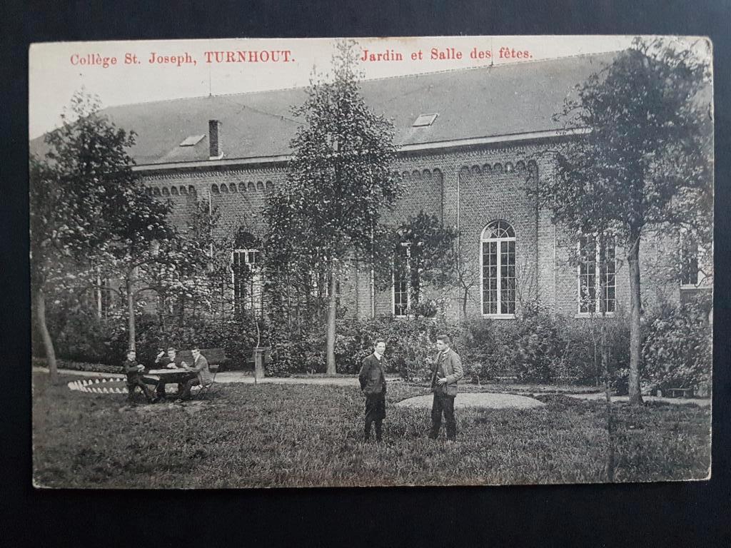Postkaart Turnhout Collège St. Joseph Jardin, Verzamelen, Ophalen of Verzenden, Voor 1920, Ongelopen, Antwerpen