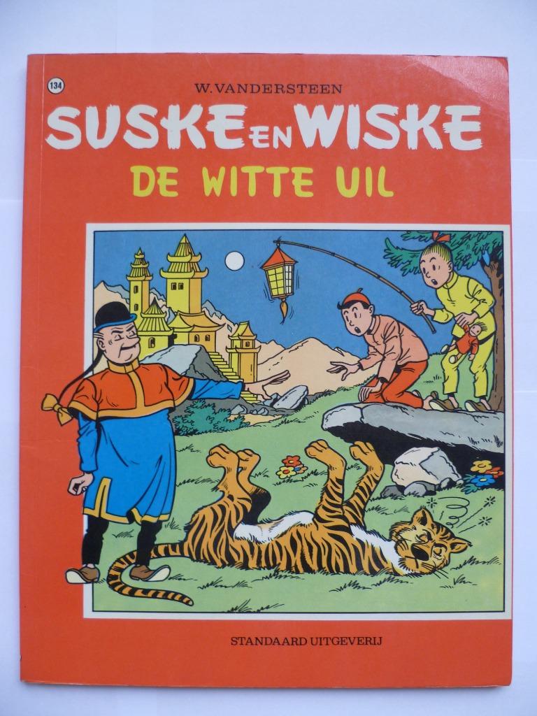 SUSKE EN WISKE 1E DRUK NR:134"DE WITTE UIL"UIT 1972, Enlèvement ou Envoi, Willy Vandersteen, Une BD, Utilisé