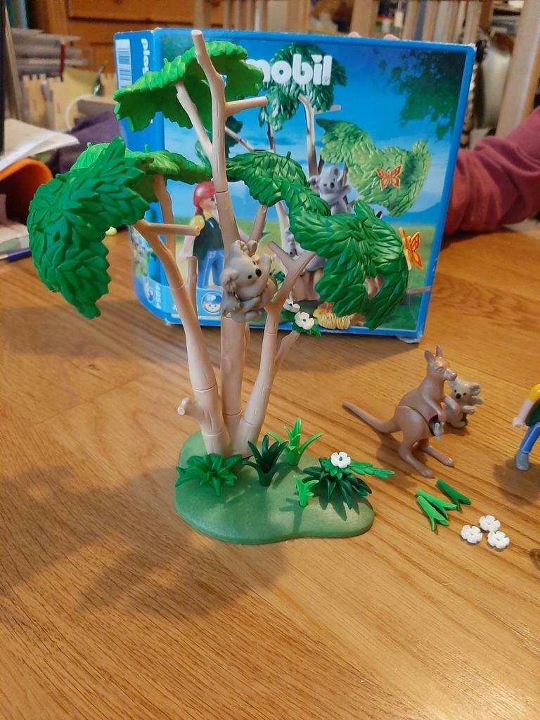 Playmobil 4854 koalaboom en kangoeroe COMPLEET, Kinderen en Baby's, Ophalen of Verzenden, Zo goed als nieuw