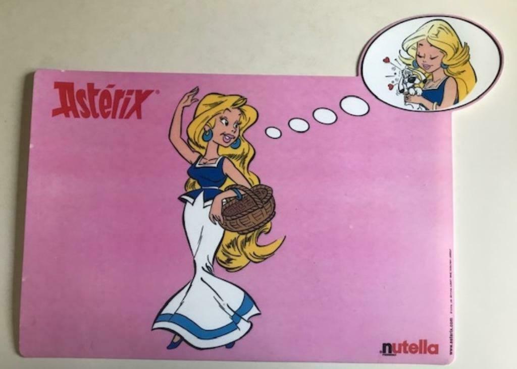 ASTERIX NUTELLA ONDERLEGGER WALHALLA, Ophalen of Verzenden, Zo goed als nieuw