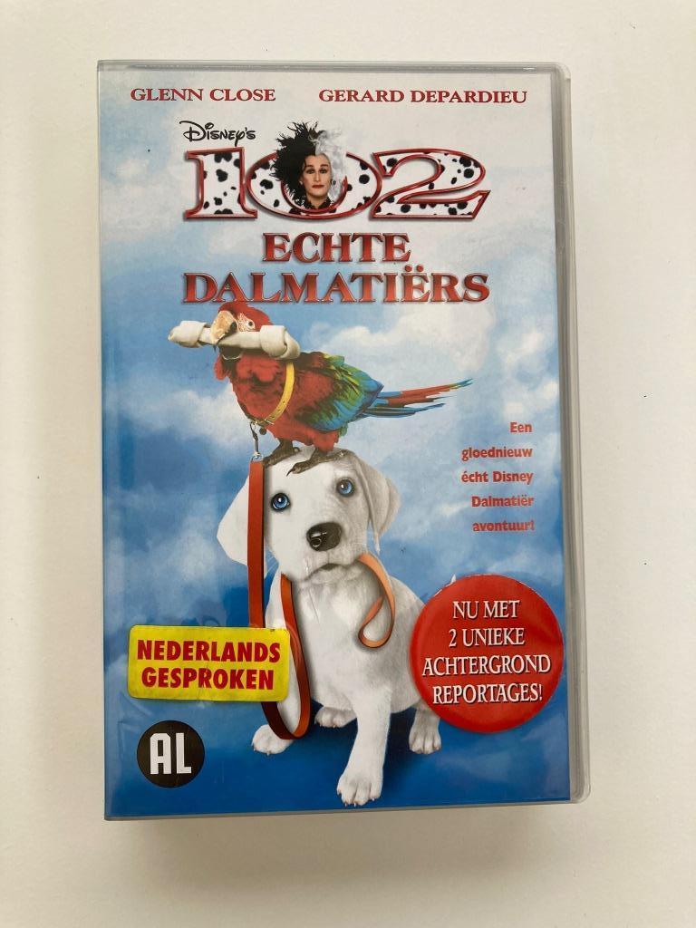 Filmcassette 102 echte Dalmatiërs, Ophalen of Verzenden, Zo goed als nieuw, Overige typen