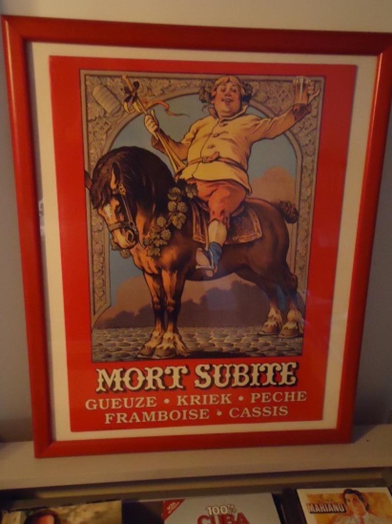 Zeer mooie reclame voor La Mort Subite, Ophalen, Zo goed als nieuw