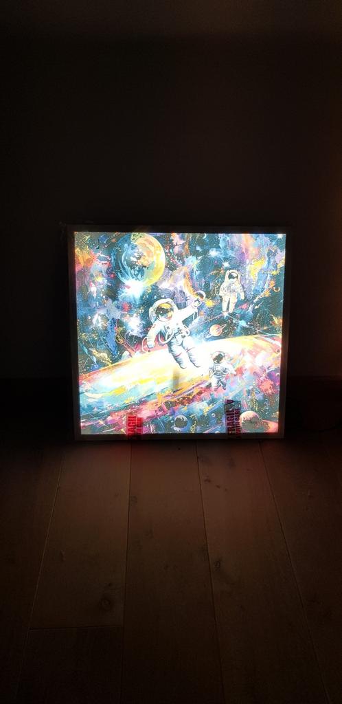 Verlicht kader atronaut van Froyo, Ophalen of Verzenden