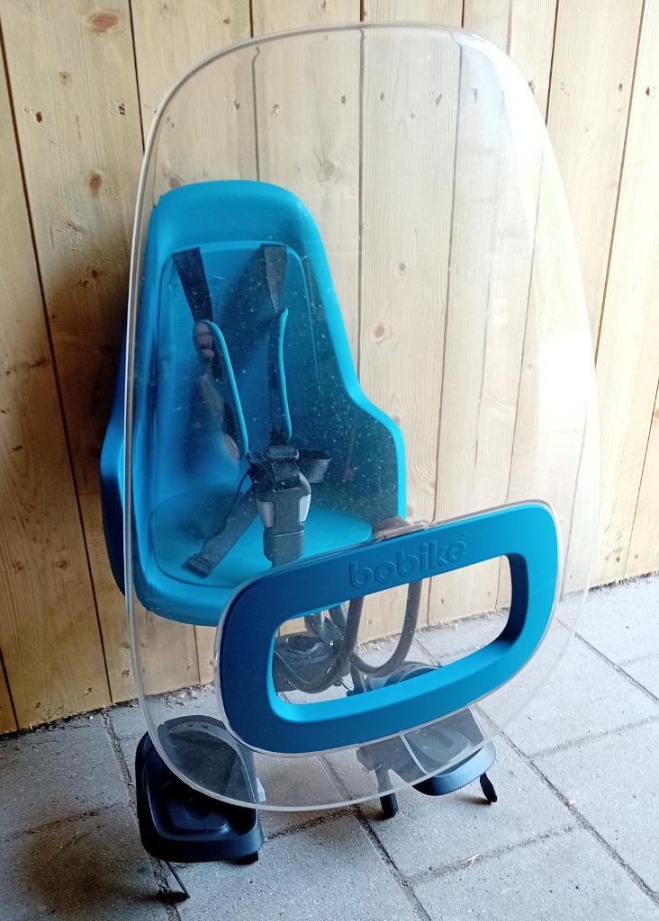 fietsstoeltje, Fietsen en Brommers, Fietsaccessoires | Fietsstoeltjes, Zo goed als nieuw, Voorzitje, 0 t/m 18 kg, Voetsteuntjes