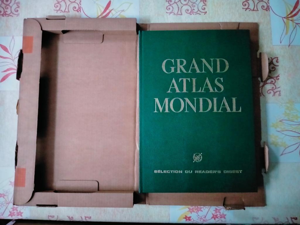 grand atlas mondial sélection du reader's digest 1975, Livres, Atlas & Cartes géographiques, Enlèvement ou Envoi, Utilisé, Carte géographique