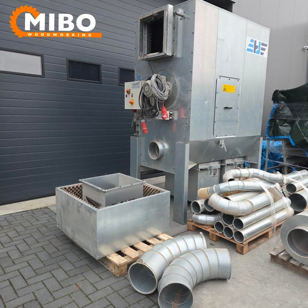 Riedex afzuiger compleet met buizen *** heel set, Doe-het-zelf en Bouw, Ophalen of Verzenden
