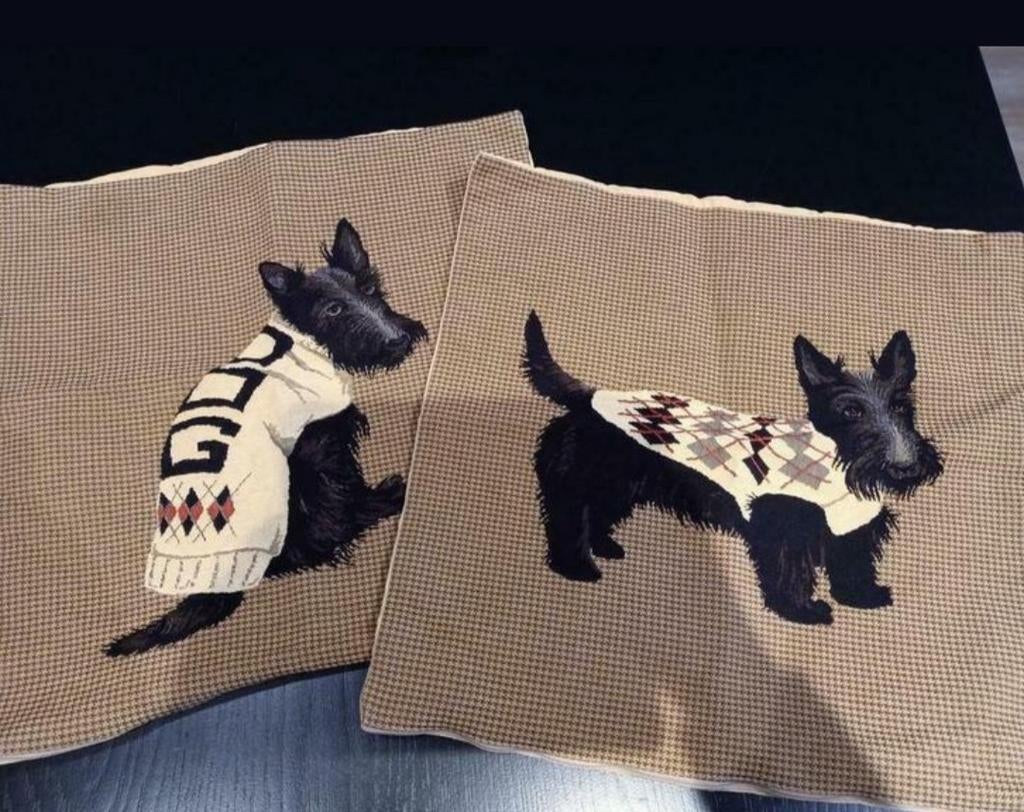 NOUVEAUX 2 coussins Scottish Terrier, Enlèvement ou Envoi