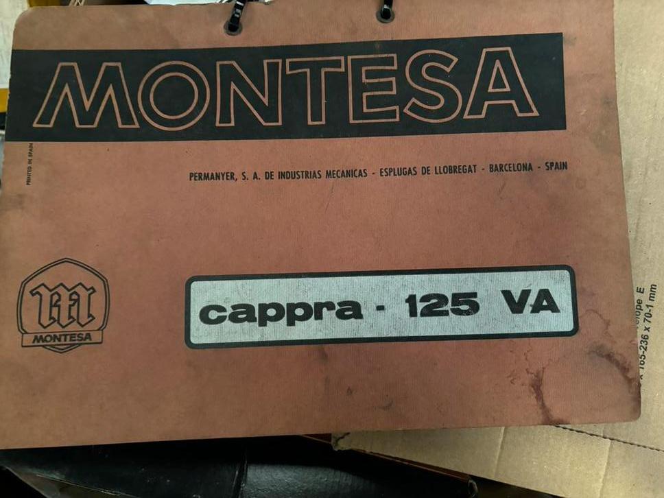 125 VA Cappra Montesa technische handleiding, Motoren, Ophalen of Verzenden, Overige merken